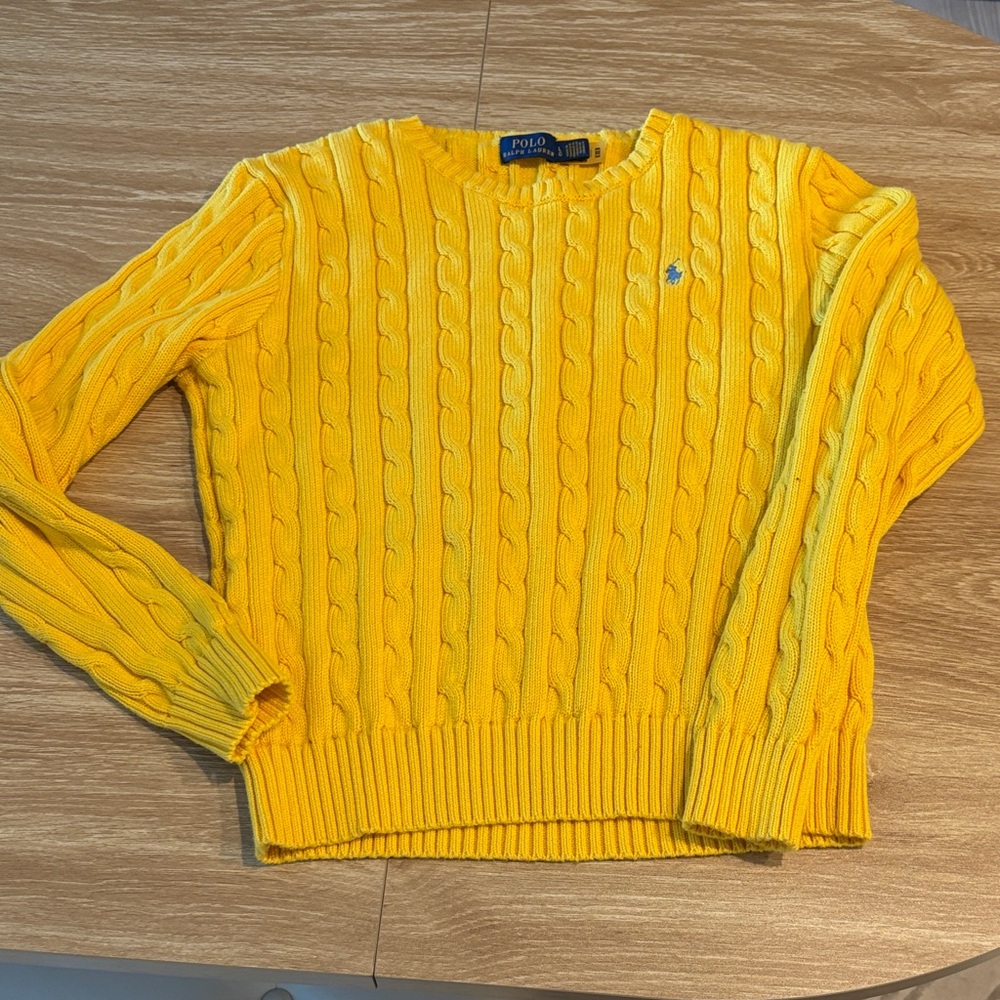 Polo by Ralph Lauren Bright Yellow Crewneck Sweater